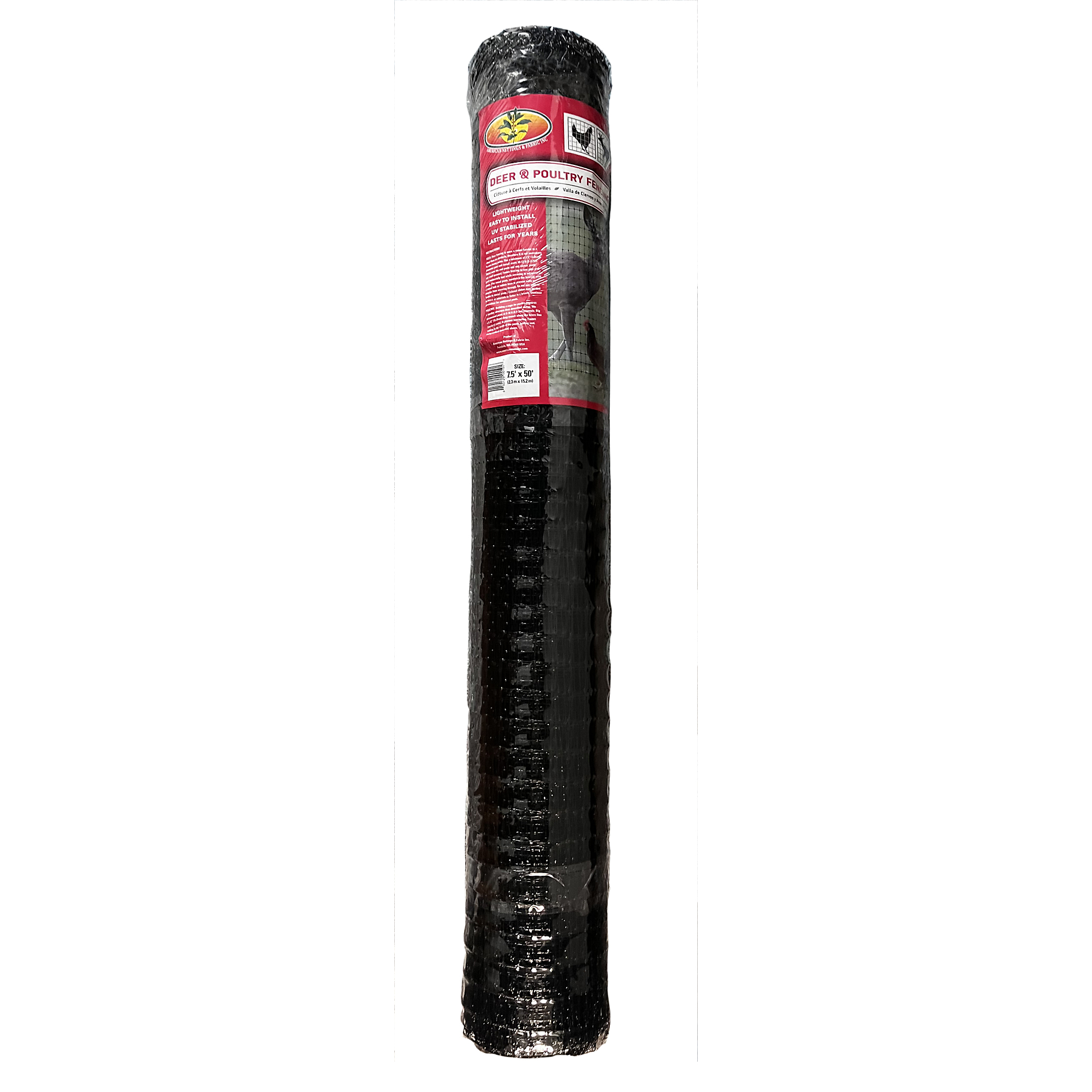 American Nettings & Fabric, Inc., Deer Poultry Fencing 7.5ft.x50ft., Model# 00191
